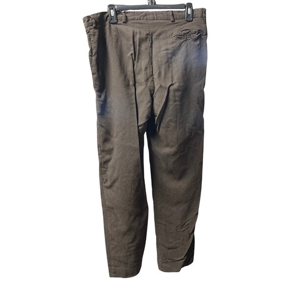 Dolce & Gabbana Men’s Dress Pants Size 54 Brown Wool Blend Made in Italy - Picture 7 of 9